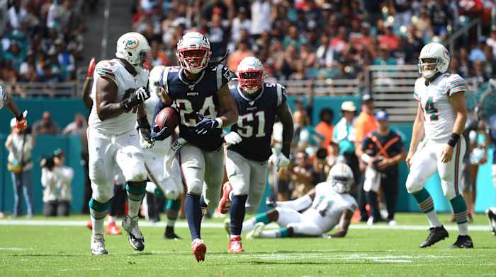 Stephon Gilmore pick-six touchdown